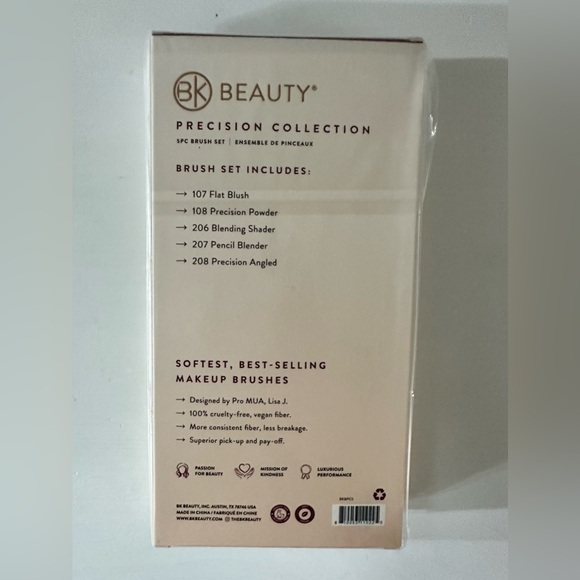 BK Beauty Precision Brush Set (5 Pc) - Picture 2 of 6